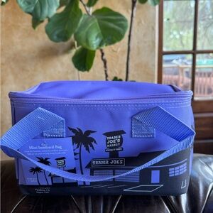 Trader Joe's Purple Insulated Bag Lunch Bag